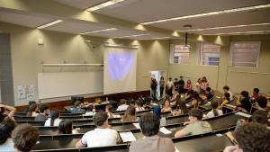 Pruebas de selectividad en el campus de la Ciutadella de la UPF de Barcelona