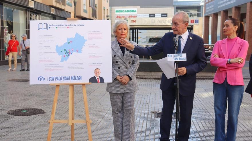 De la Torre ampliará la red de salas de estudio de Málaga creada este mandato