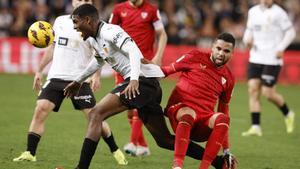 Resumen, goles y highlights del Valencia 0 - 0 Sevilla de la jornada 25 de LaLiga EA Sports
