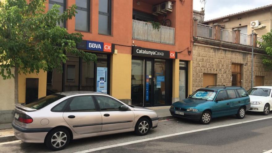 Oficina del BBVA de Castellbell i el Vilar, on es va produir l&#039;atracament