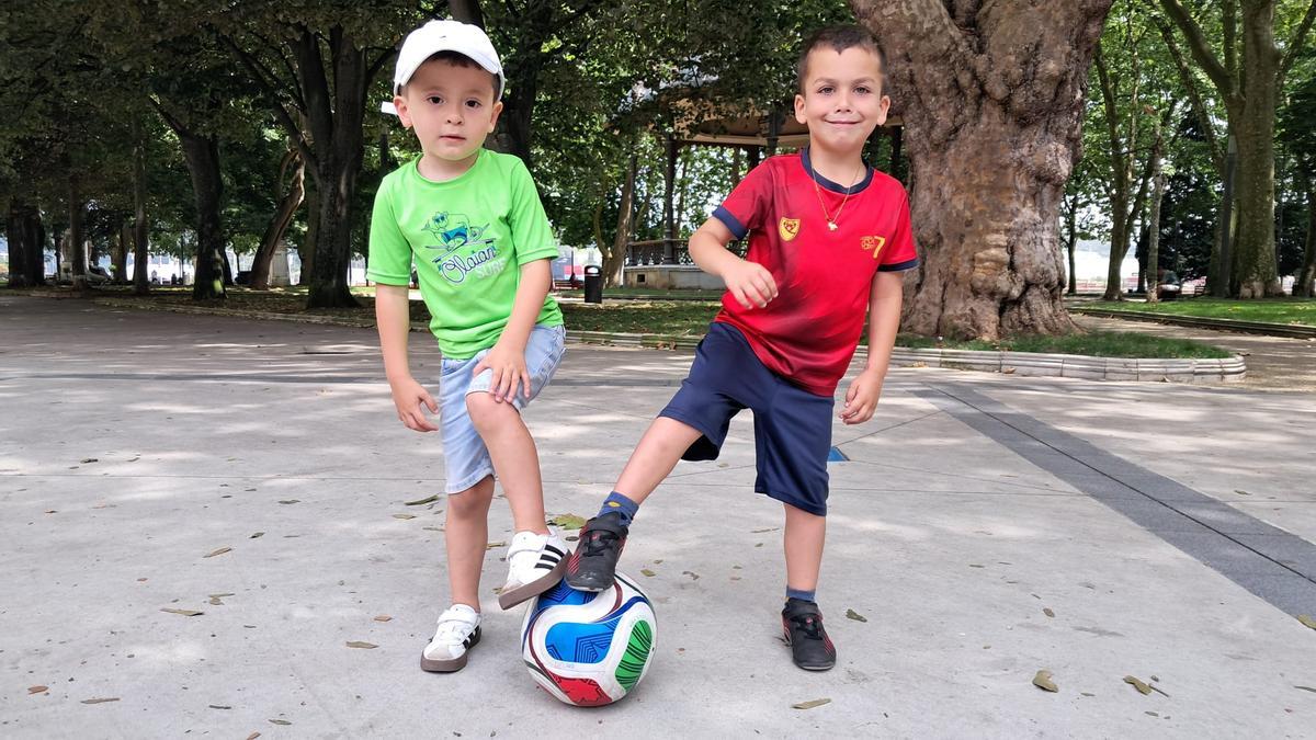 Por la izquierda, Gabriel García y Dylan de la Vega.