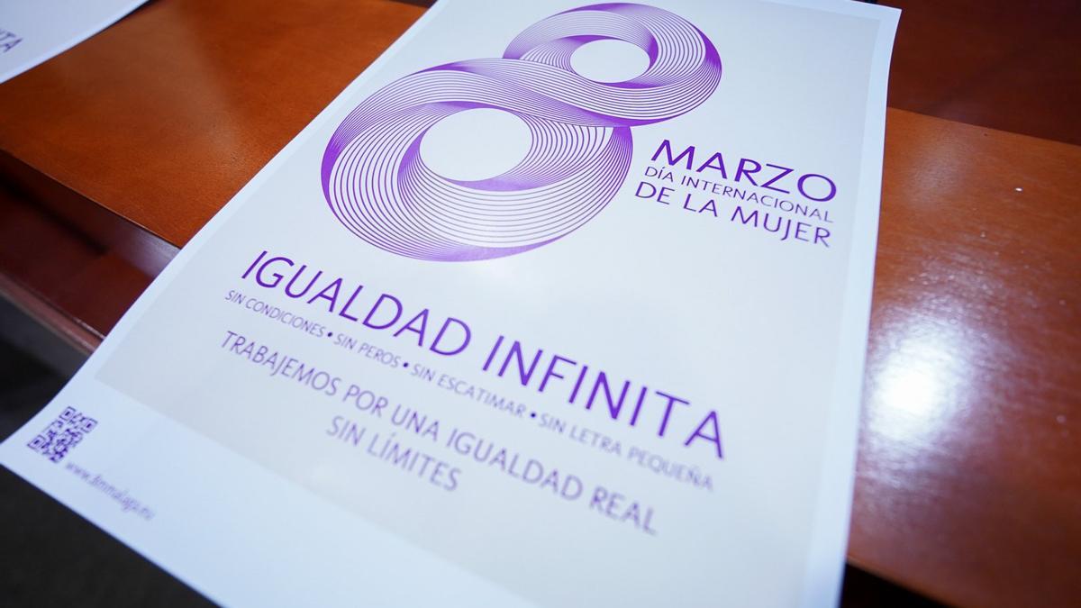 Igualdad infinita, la campaña municipal de Málaga por el 8M.