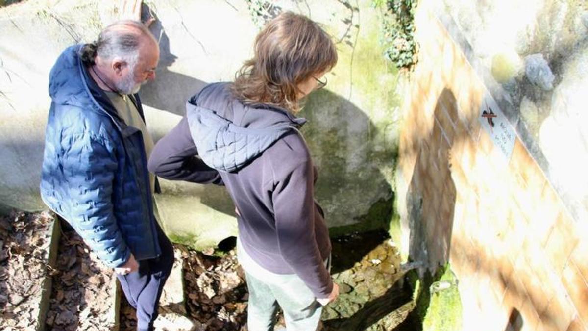 Test a la font de Sant Cecília, a Santa Cecília de Voltregà