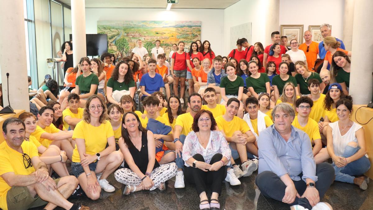 Foto de grups dels alumnes participants