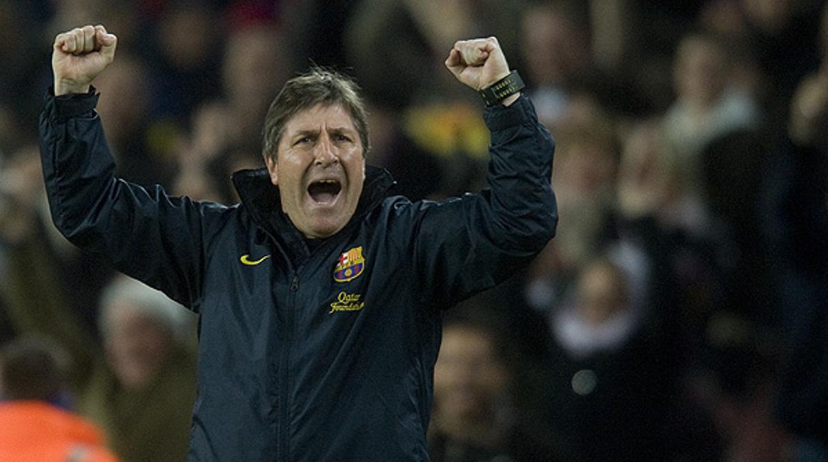 L’entrenador blaugrana fa balanç del partit contra el Rayo.