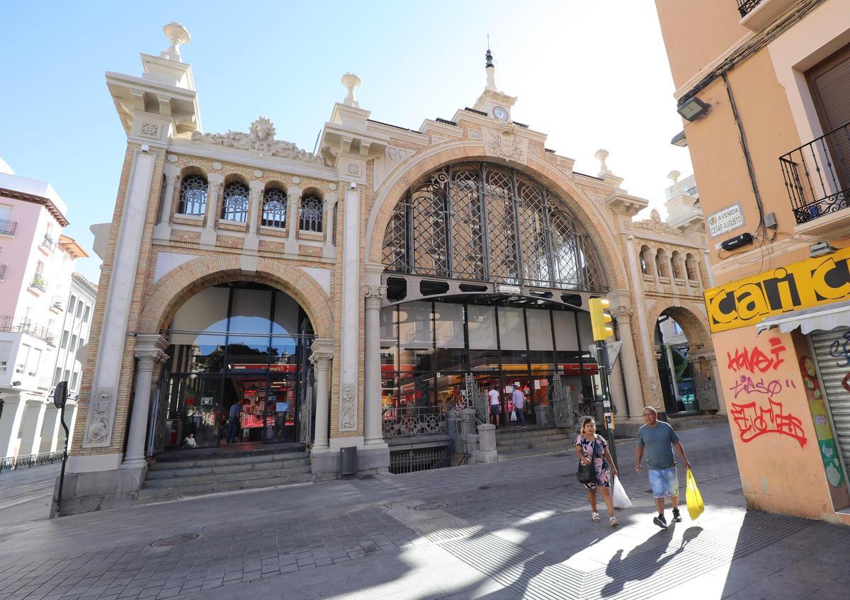 Imagen de recurso del Mercado Central de Zaragoza, donde tuvieron lugar los hechos este martes por la mañana.
