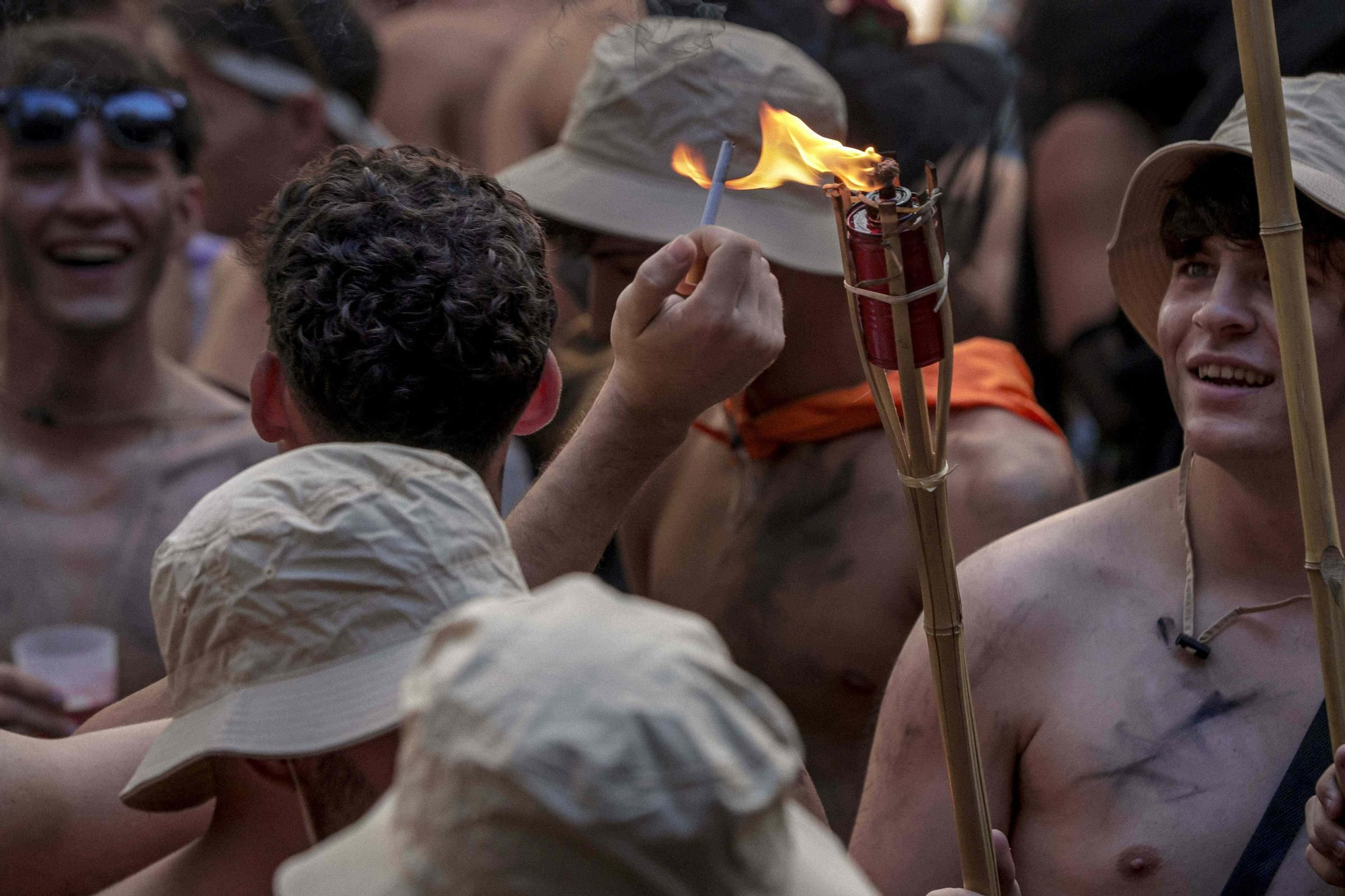 Así ha vivido Bunyola la 'Correguda en roba interior'