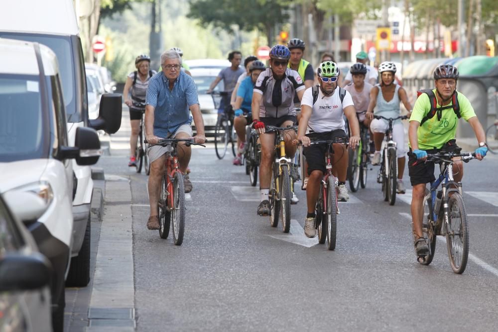 Bicicletada popular pels carrers de Santa Eugènia