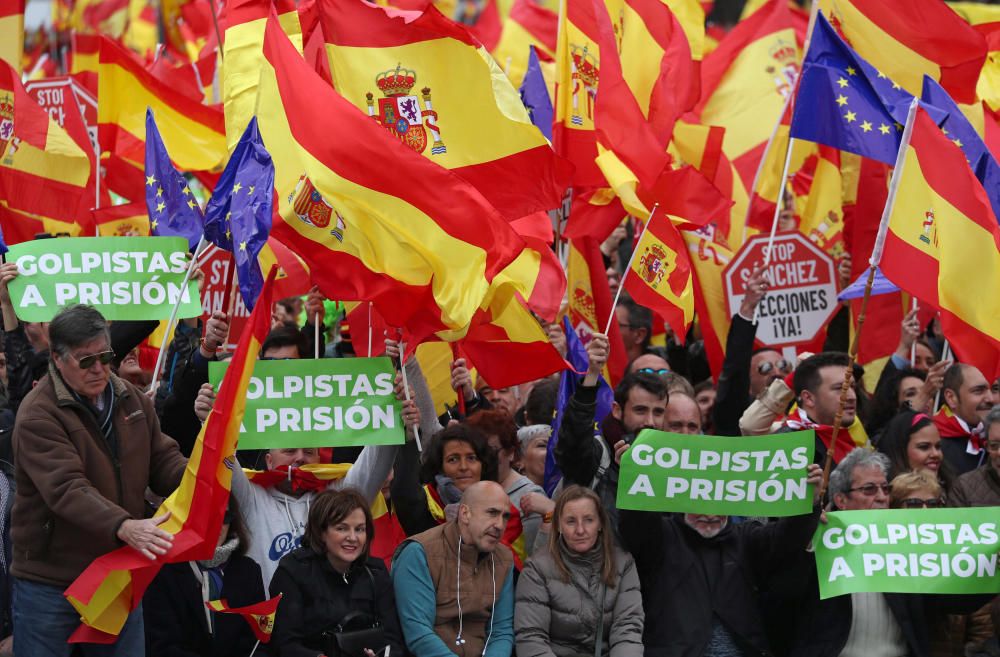 Las imágenes de la concentración en Madrid.