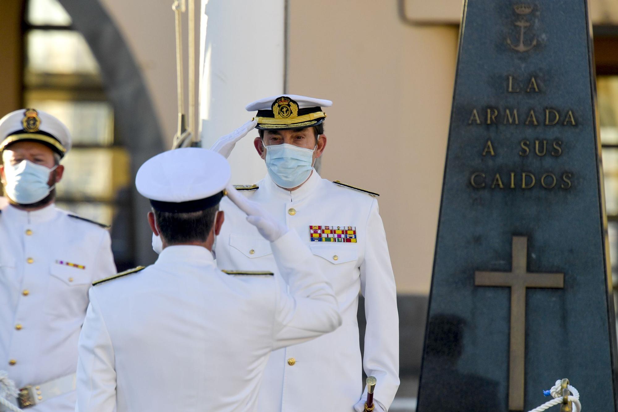 Visita del jefe del Estado Mayor de la Armada a Las Palmas de Gran Canaria