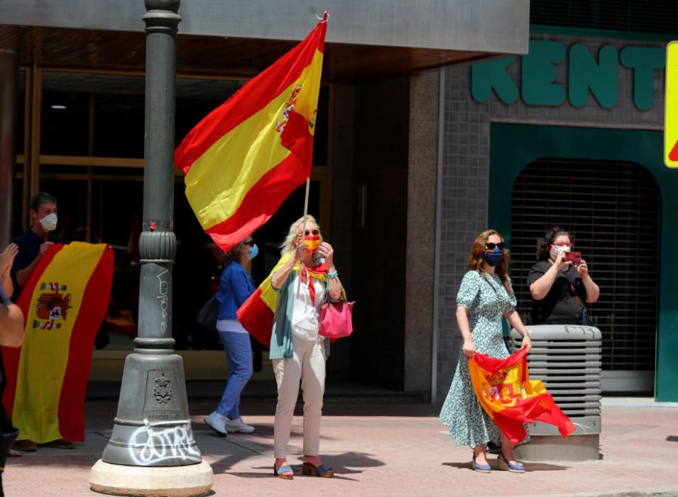 Manifestación contra el Gobierno convocada por Vox en Valencia