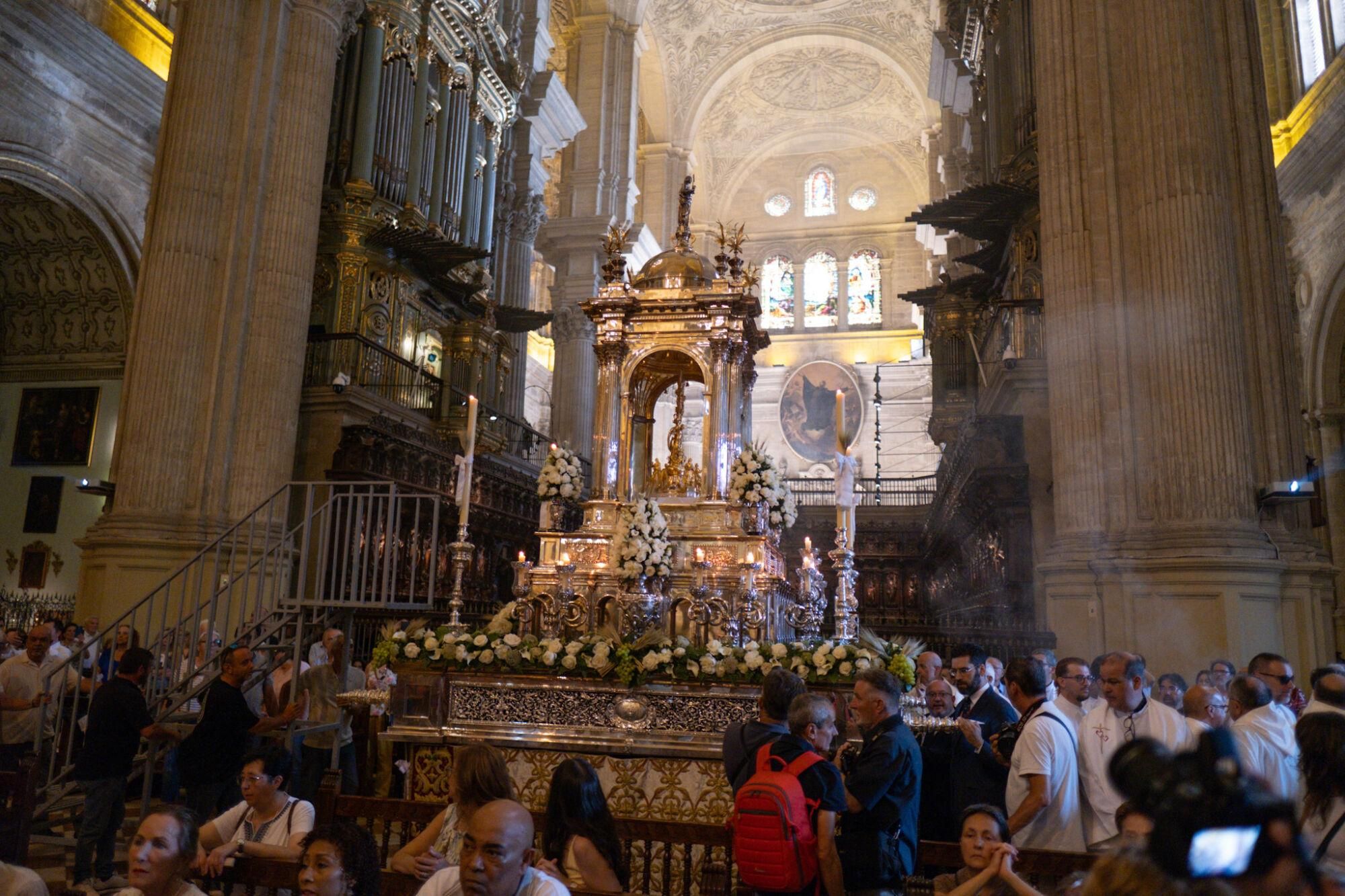 Procesión del Corpus Christi en Málaga 2025