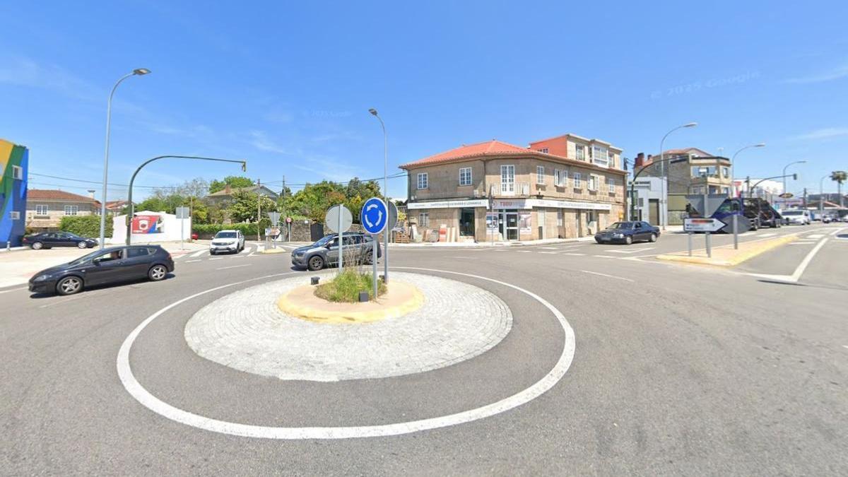 El corte de Ricardo Mella desviará el tráfico por Camposancos y «anulará» la rotonda de Muíños en sentido Vigo.