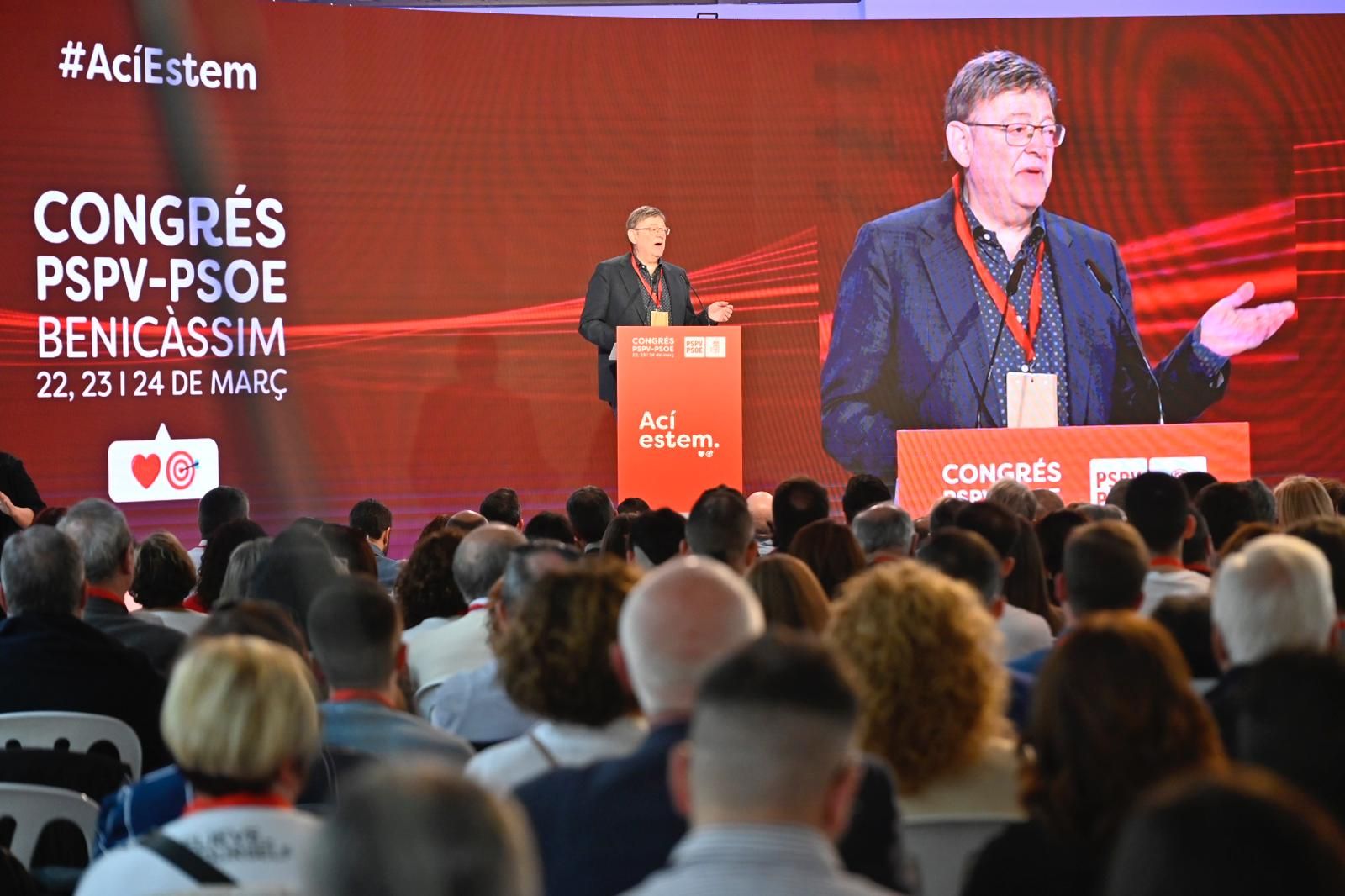 Congreso extraordinario del PSPV en Benicàssim