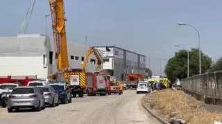 Un vecino de Fuente Palmera fallece al derrumbarse una planta de una nave en construcción