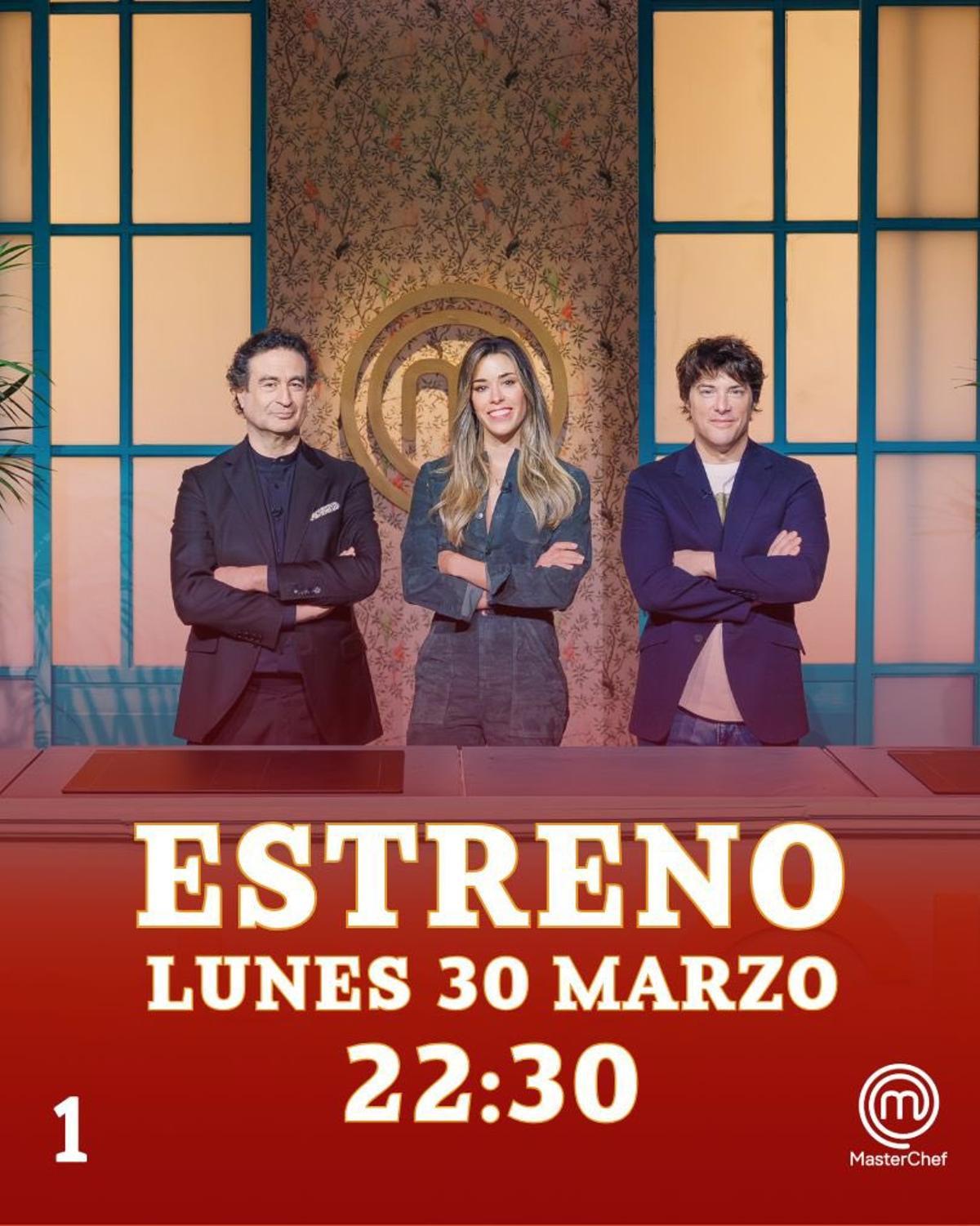 Jurado de la nueva edición de 'MasterChef', cuya 14ª temporada se estrena el lunes en TVE.
