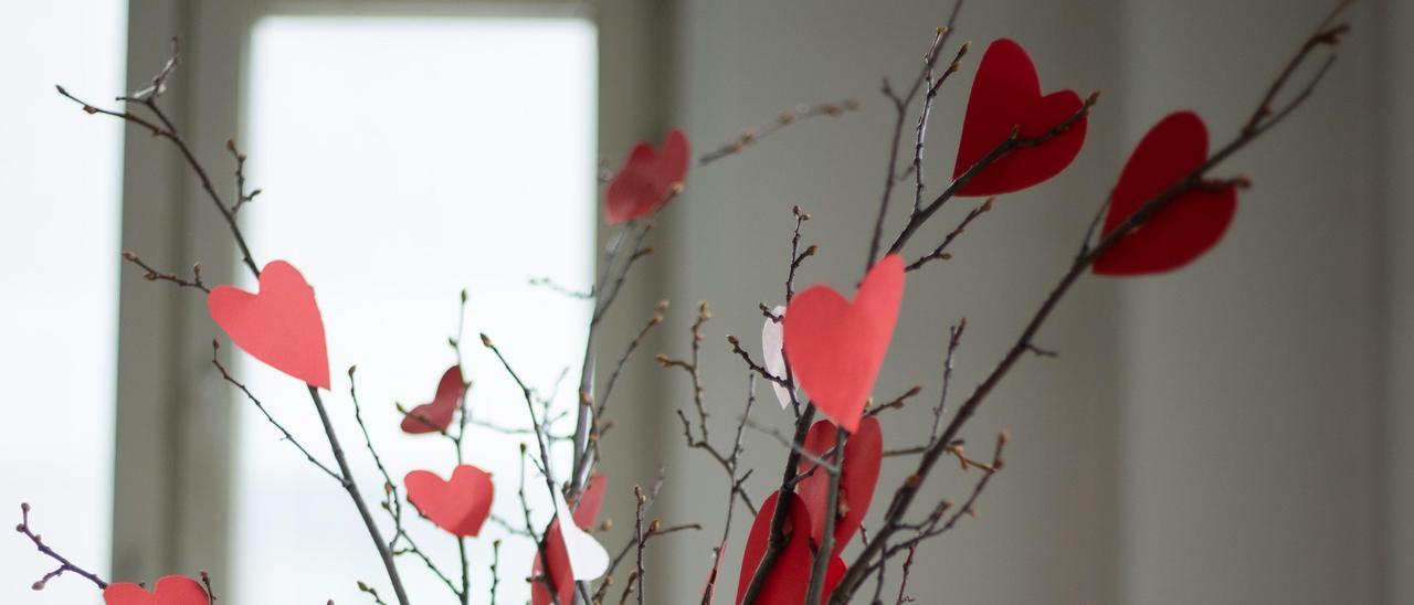 Decoración de San Valentín: El árbol de los enamorados