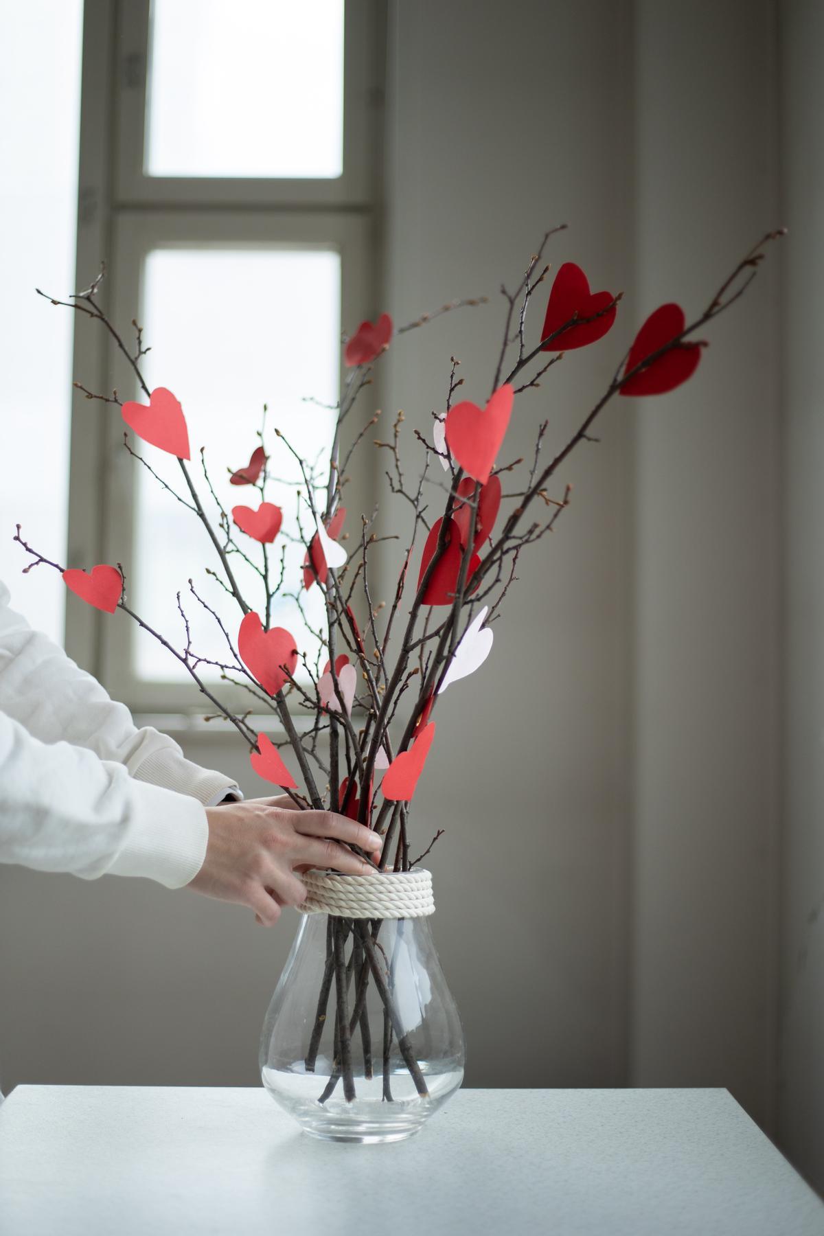 Decoración de San Valentín: El árbol de los enamorados