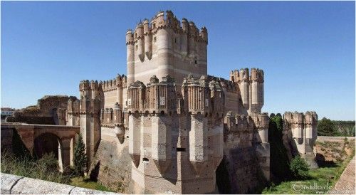 Castillo de Coca, en Segovia.