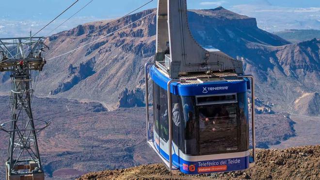 El Telefèric del Teide, a Tenerife.