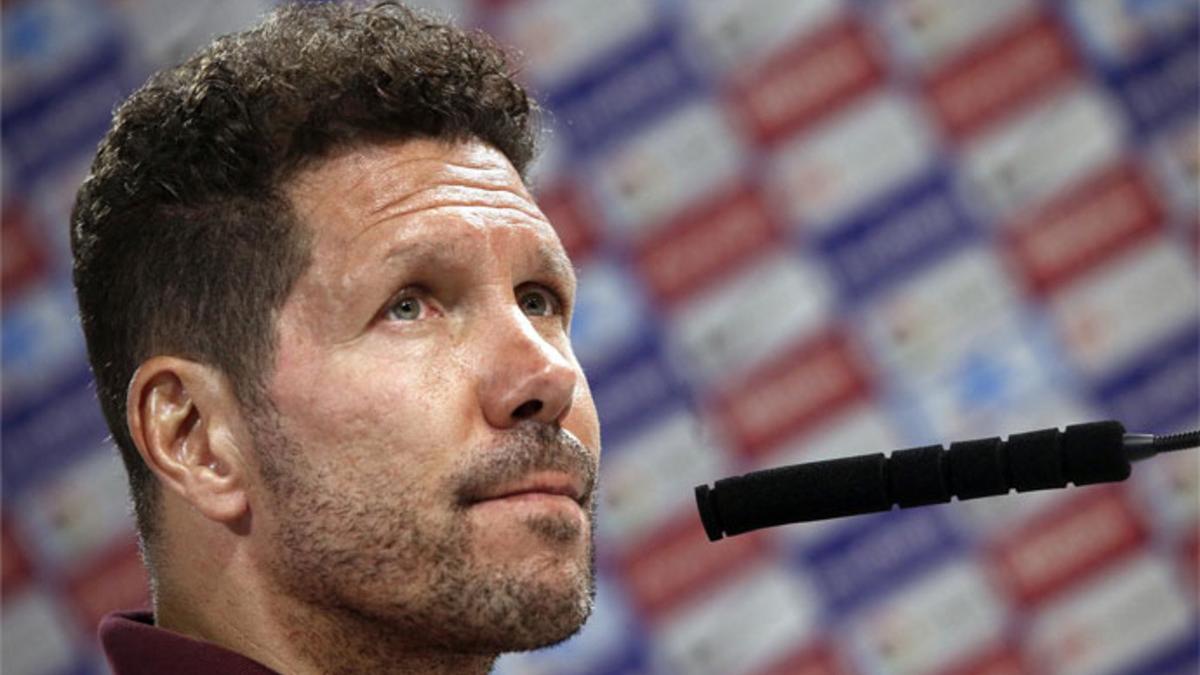 Simeone, entrenador del Atlético de Madrid