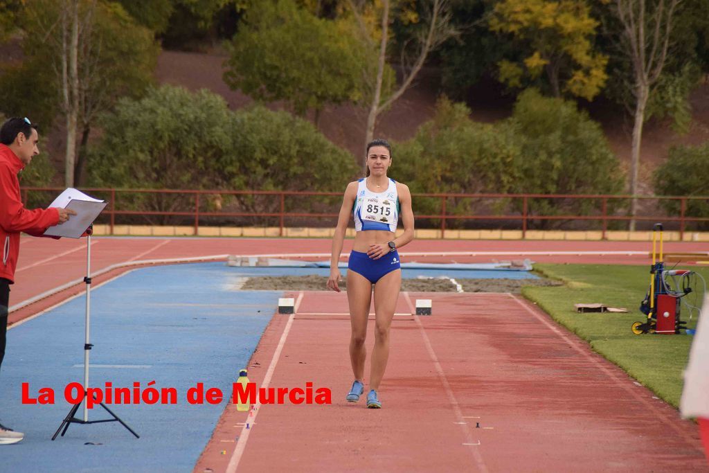 Regional absoluto y sub-23 de atletismo en Lorca (I)