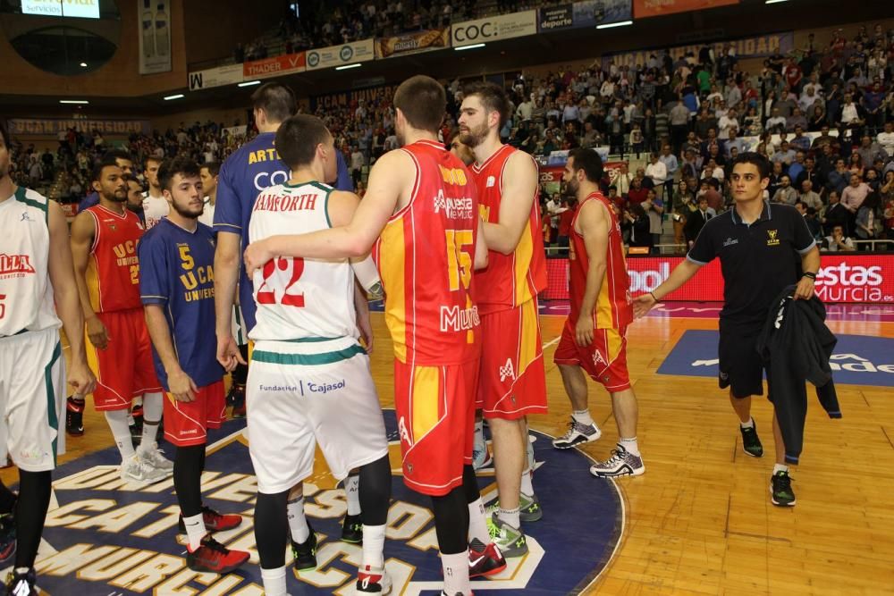 Baloncesto: El UCAM Murcia - Sevilla, en fotos