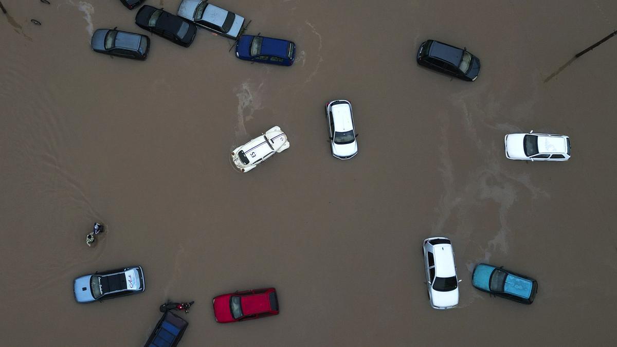 Imagen de las inundaciones de Brasil.