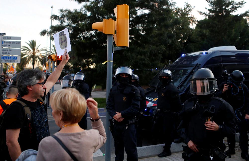 Protestas en los Premios Princesa de Girona