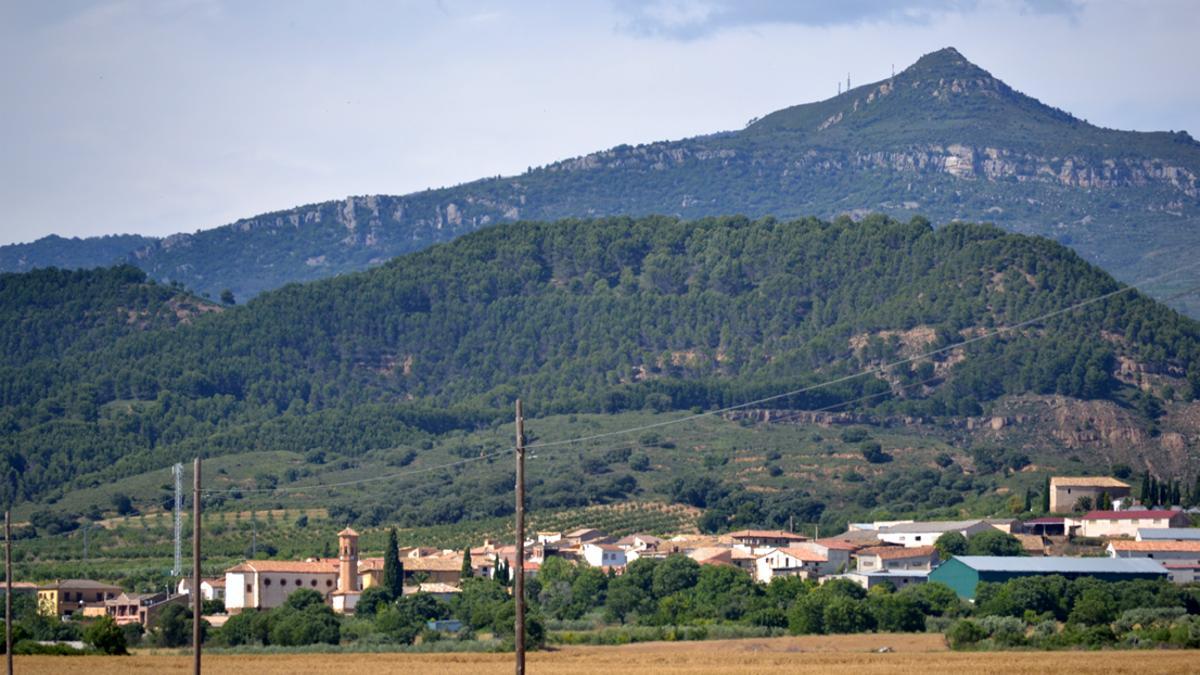 Una imagen de Igriés en la Hoya de Huesca.