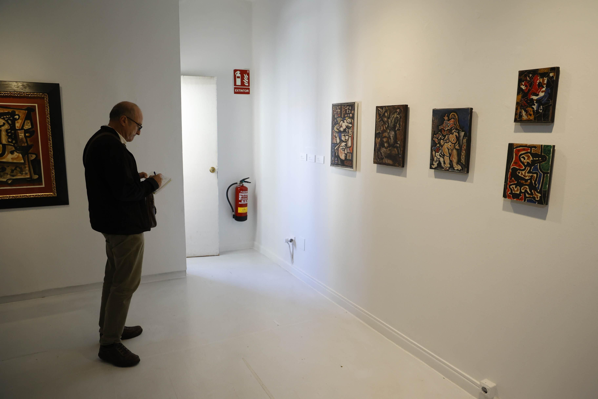 Inauguración da exposición Laxeiro descoñecido II. Obas inéditas da segunda época