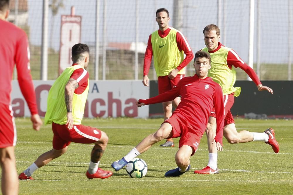 Entrenamiento del Sporting