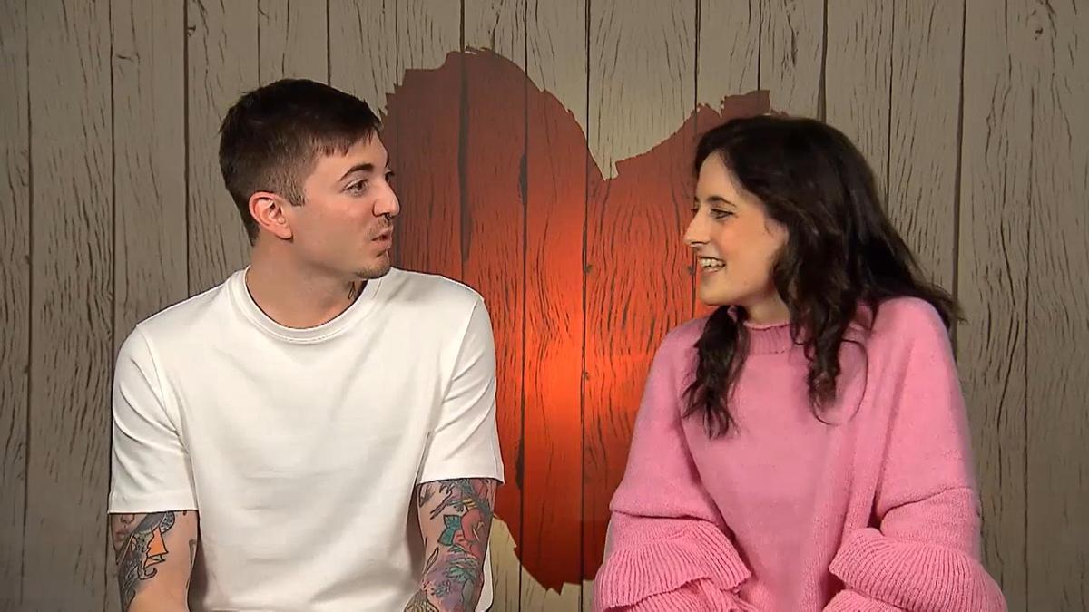 Luis y Lorena en 'First Dates'.