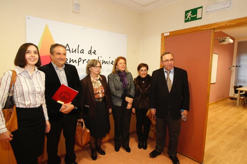 Inauguración del Aula de Emprendimiento de la UMU