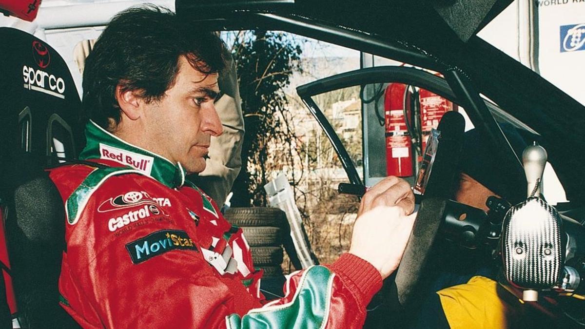 Carlos Sainz, en su época del Mundial de rallis.