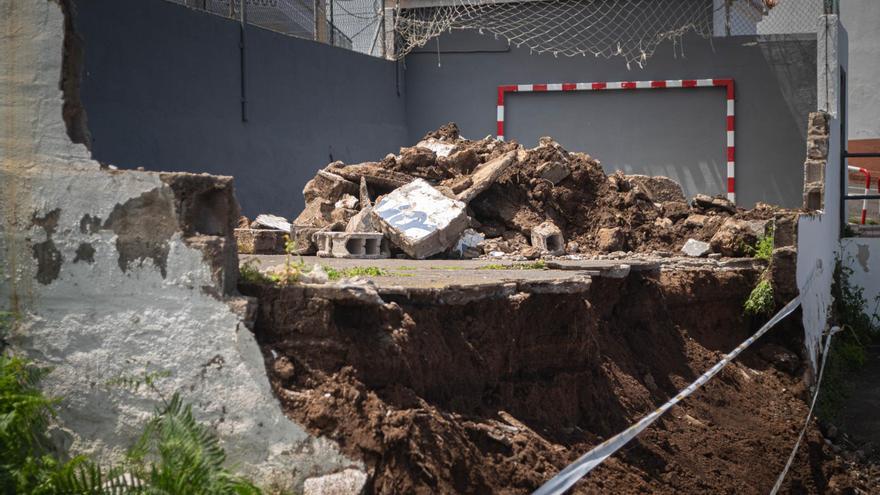 Efectos de la borrasca Olivier en la zona de Anaga