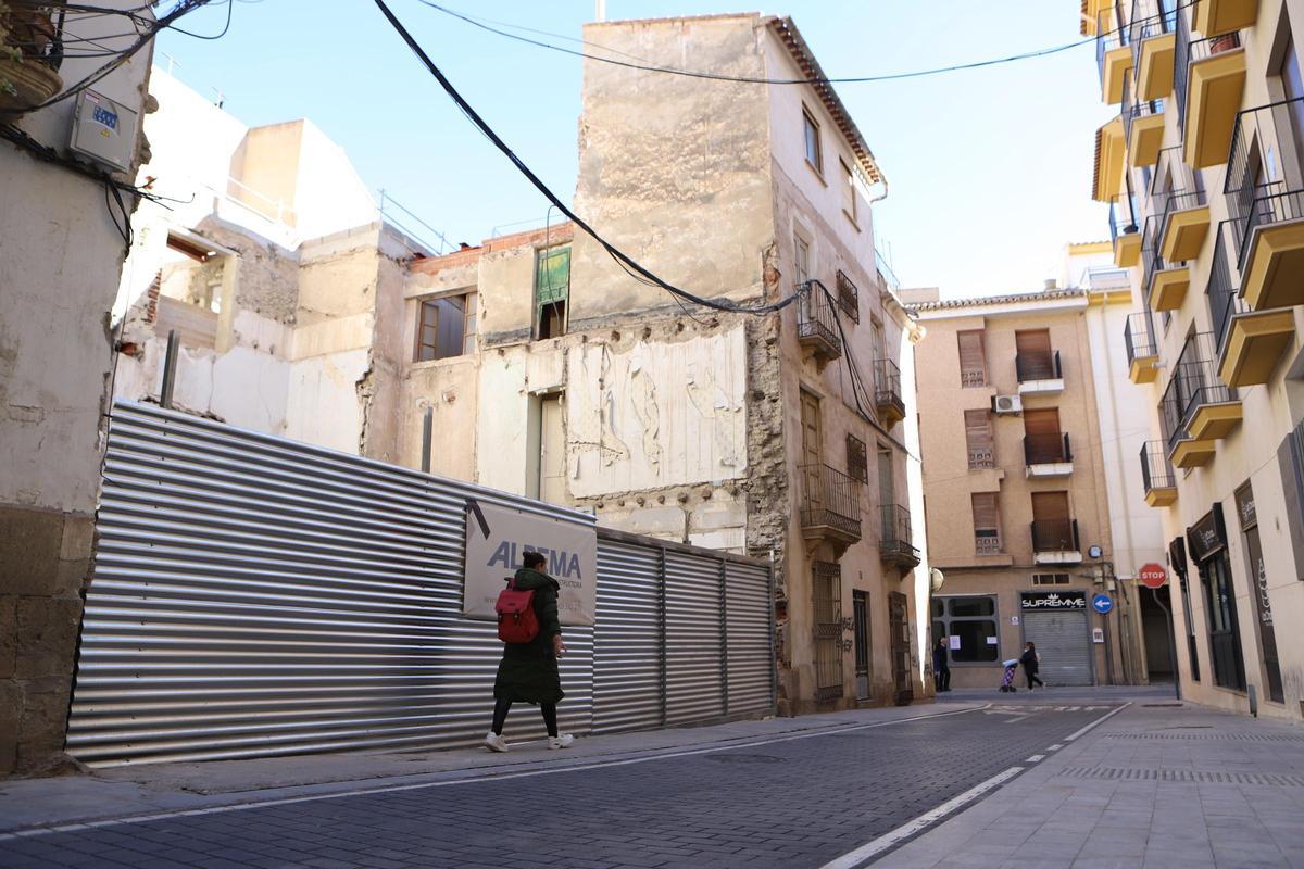Estado actual del solar de Alburquerque.