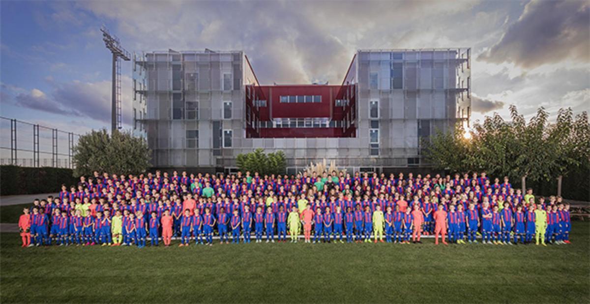 El FC Barcelona ha presentado todos los equipos de su cantera