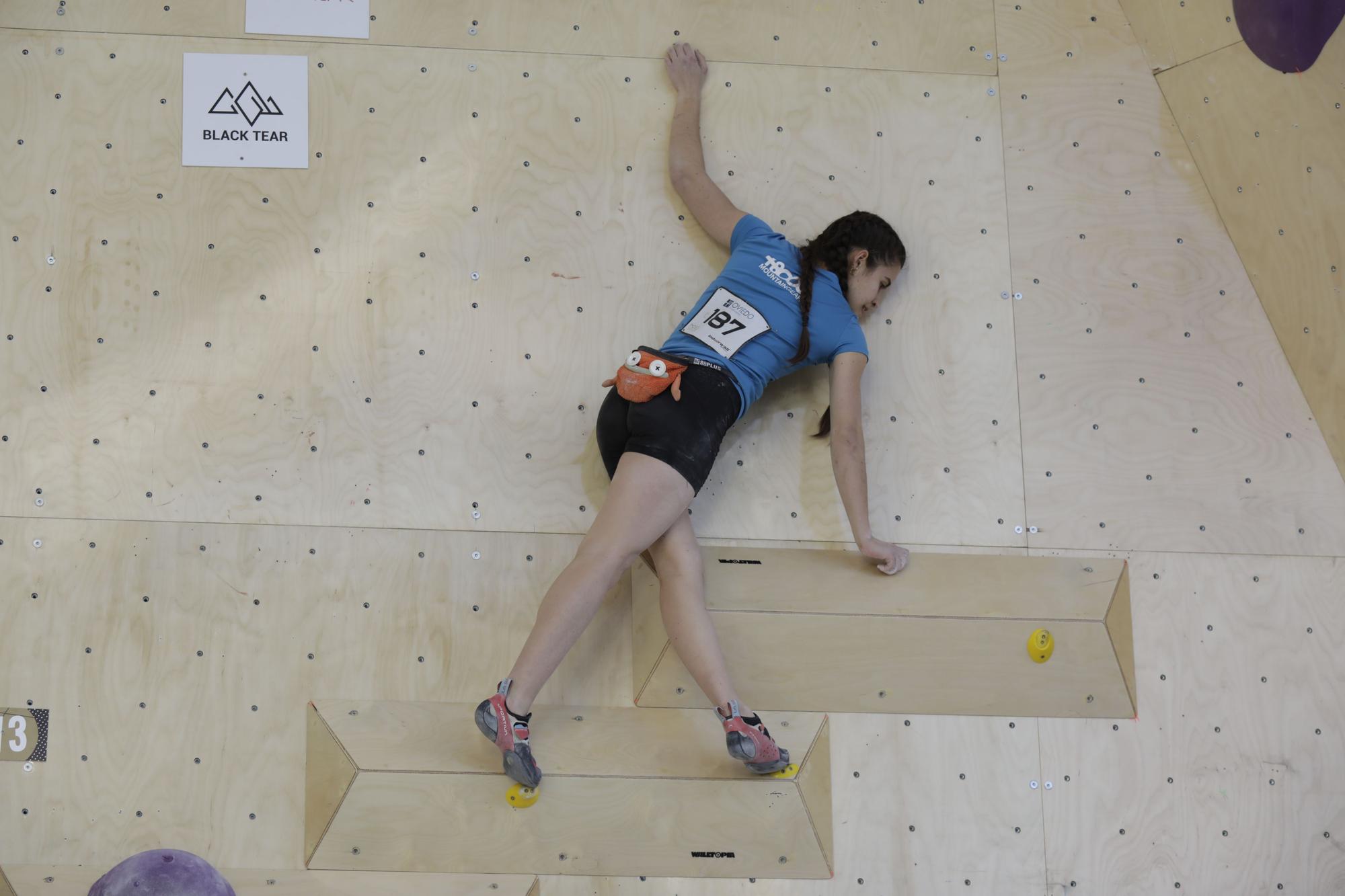 Así se vivió la primera prueba de la Copa de España de escalada en Oviedo