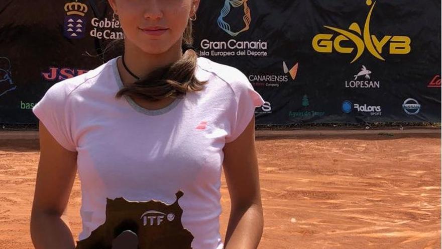 La aguileña Alba Rey, campeona del ITF Juniors Gran Canaria