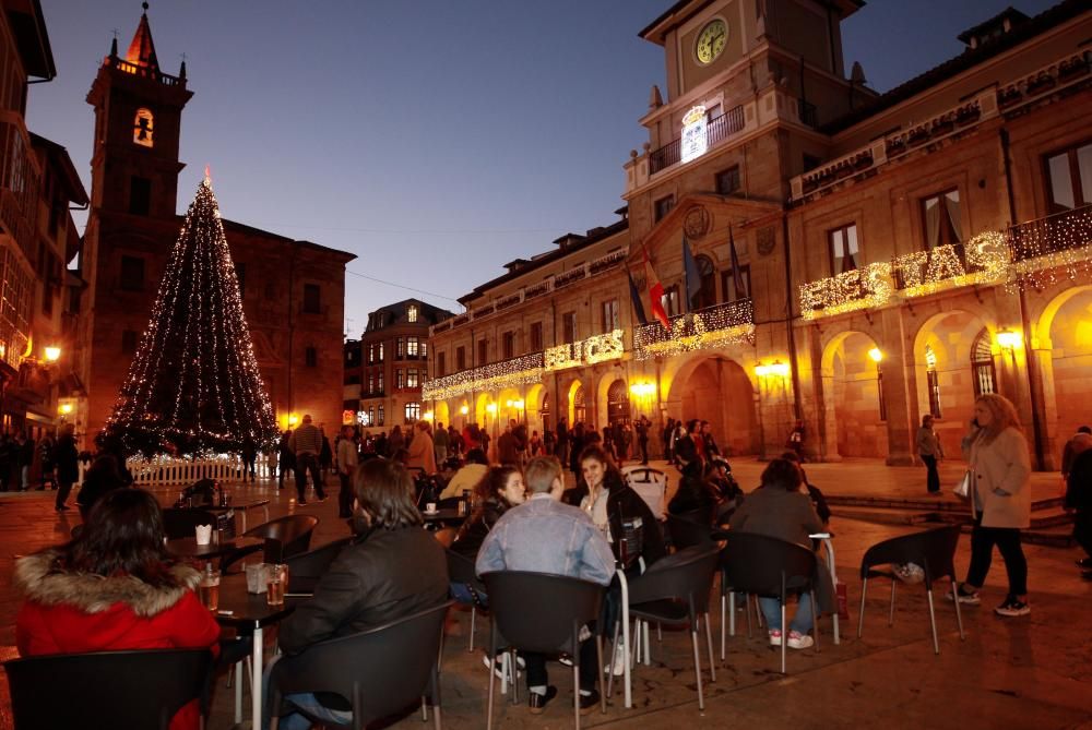 Luces de Navidad en Oviedo