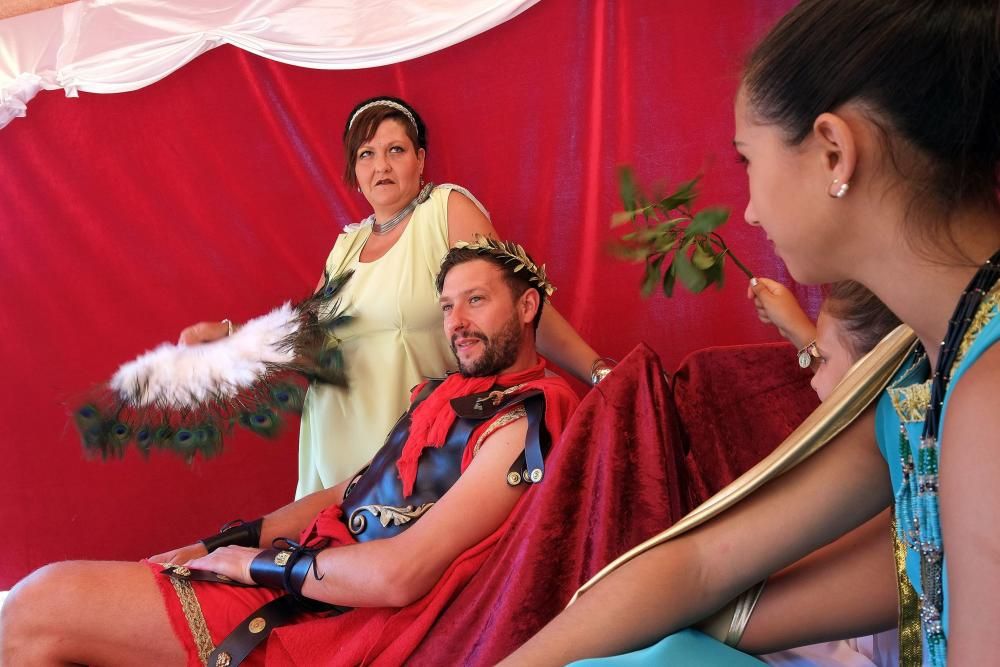 Batalla en la fiesta Astur romana en Carabanzo