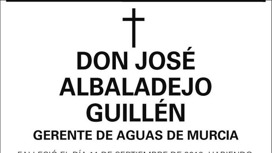 D. José Albaladejo Guillén