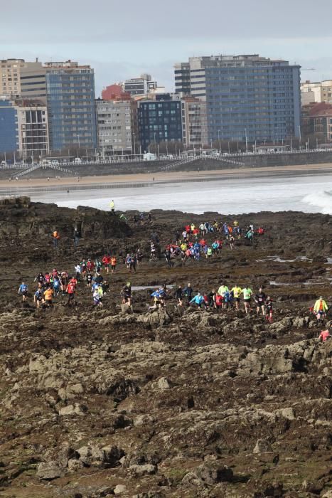 El Costa Trail de Gijón, en imágenes