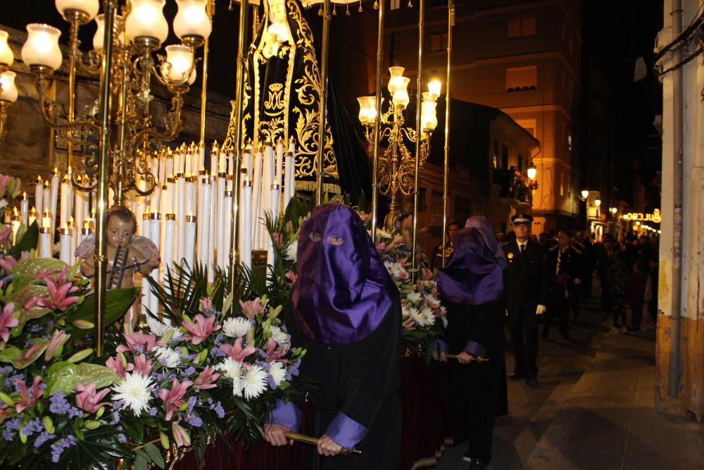 En el Canyamelar también desfiló la Dolorosa.