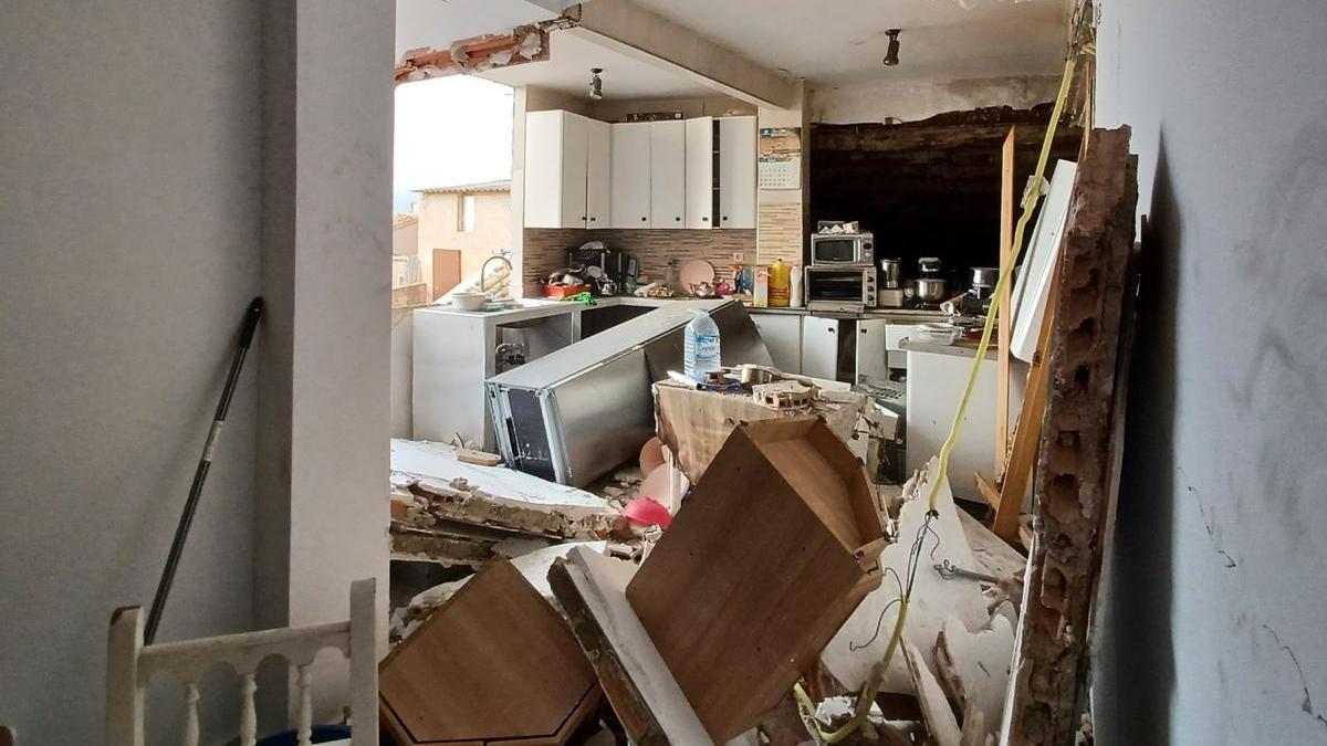 Así ha quedado la cocina tras la explosión
