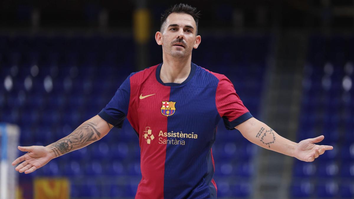 Álex Yepes, nuevo fichaje para el Barça de fútbol sala.