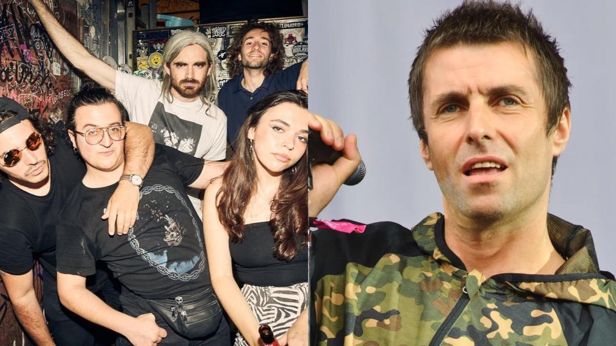 El grupo espa?ol Alcal芍 Norte y el voaclista de Oasis, Liam Gallagher