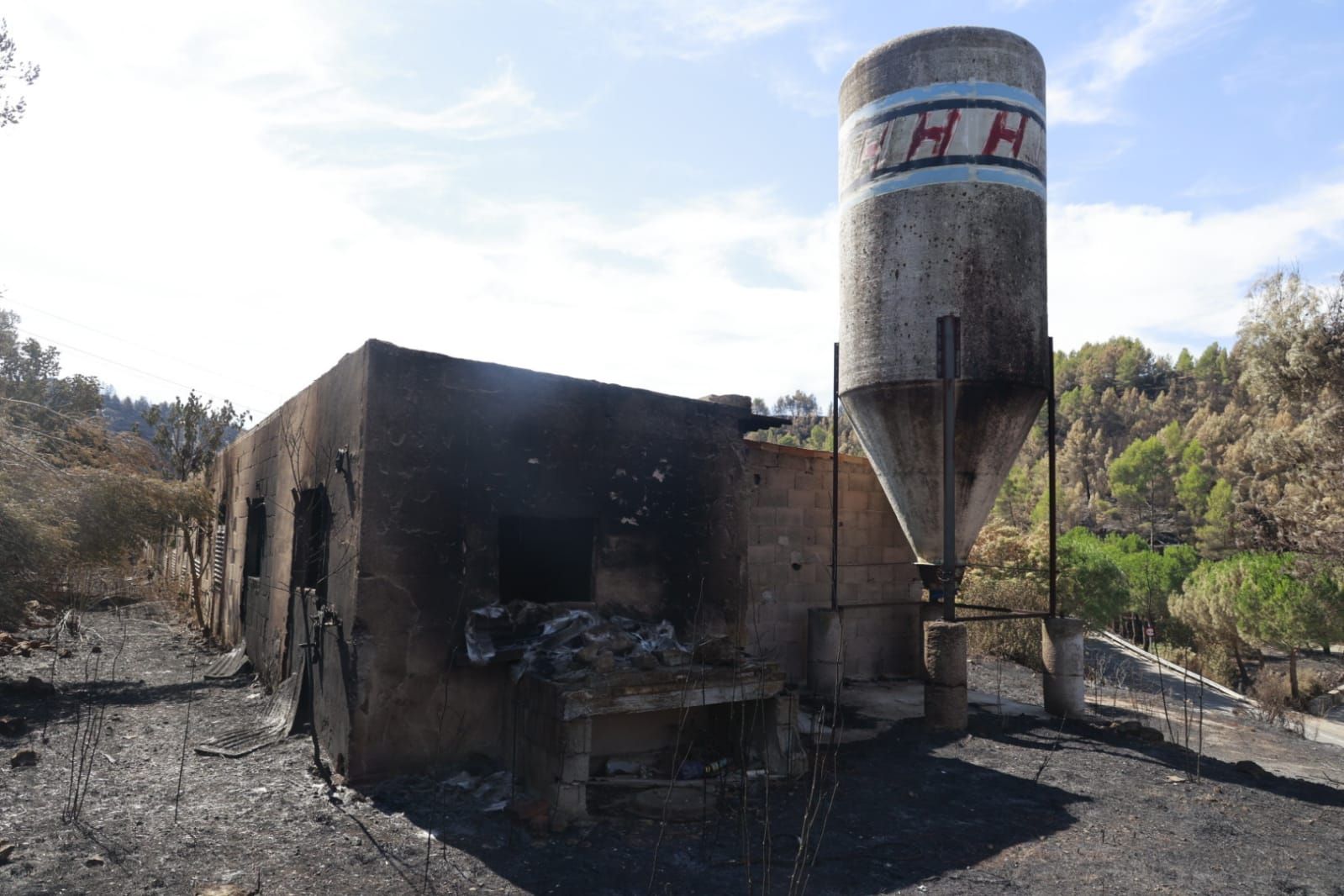 Las consecuencias del incendio de Bejís en Teresa