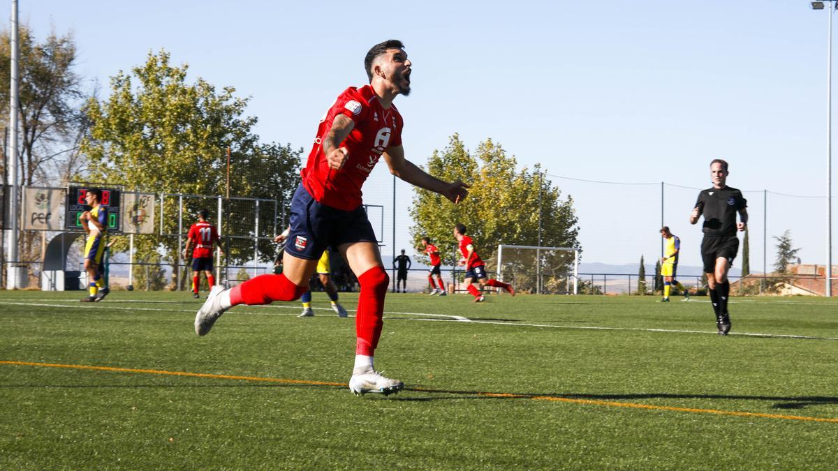 Cabellud, autor del primer gol de la historia del Diocesano en Segunda Federación.